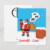 Indische kerstkaart (Voorkant / Achterkant)