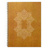 Indische Kolam Onderzetters iPad Air Cover Notitieboek (Voorkant)