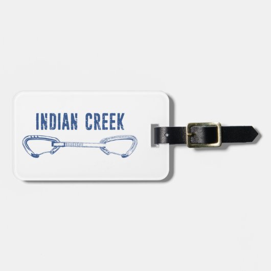 Indische kreeftenklimming bagagelabel (Voorkant horizontaal)