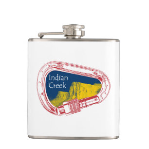 Indische kronkbeklimmer Carabiner Heupfles