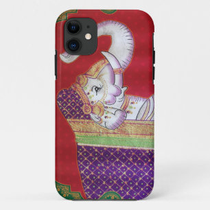 Indische kunstolifantenzaak iPhone 11 hoesje
