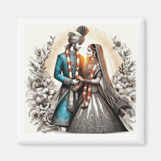 Indische Magnet Magneet (Voorkant)