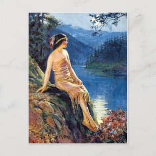 Indische Maidens-Briefkaart voor kalendermeisjes v Briefkaart