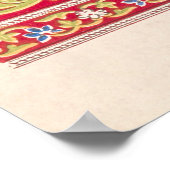 Indische Mandala Poster (Hoek)