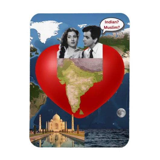 Indische moslim magneet (Verticaal)