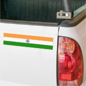 Indische nationale vlag bumpersticker (Op Truck)