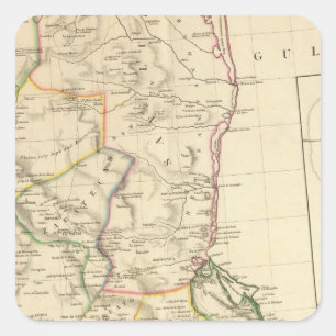 Indische nederzettingen in Mexico Vierkante Sticker