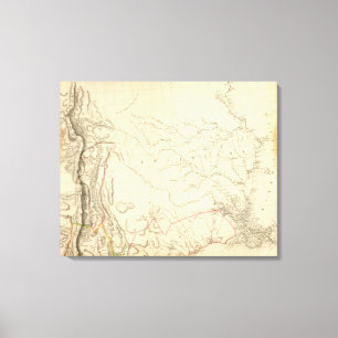 Indische nederzettingen in New Mexico Canvas Afdruk