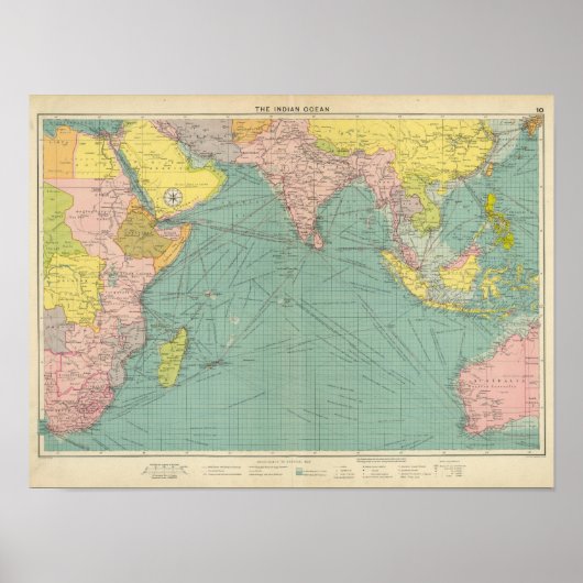 Indische Oceaan 3 Poster (Voorkant)