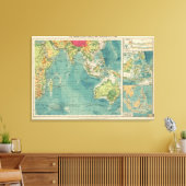 Indische oceaankabels, draadloze stations canvas afdruk (Insitu (Woonkamer))