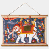 Indische olifant Hangend Wandkleed (Voorkant)
