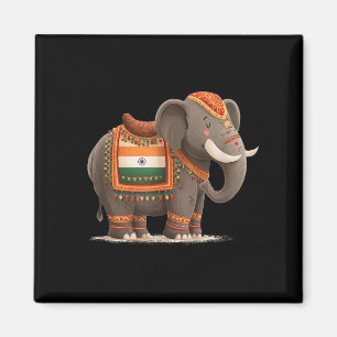 Indische olifant kostuum voor olifanten en dieren magneet