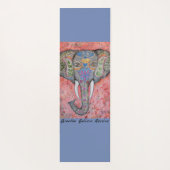 Indische olifant Yoga Mat (Achterkant)