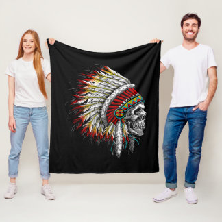 Indische oppermotorfiets fleece deken