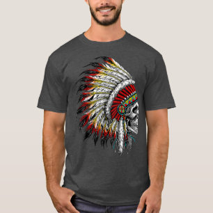 Indische oppermotorfiets t-shirt