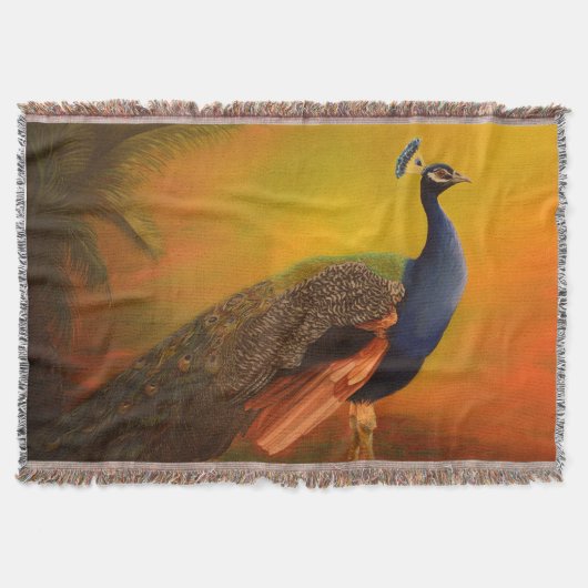 Indische pacock deken (Voorkant)