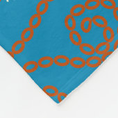 Indische patchwork naadloos ontwerp. fleece deken (Hoek)
