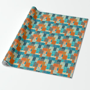 Indische patchwork, naadloze achtergrond. cadeaupapier