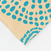 Indische patchwork, naadloze achtergrond. fleece deken (Hoek)