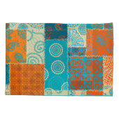 Indische patchwork, naadloze achtergrond. kussensloop (Achterkant)