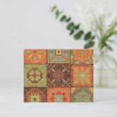 Indische Patronen Briefkaart (Staand voorkant)