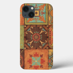 Indische patronen iPhone 13 hoesje