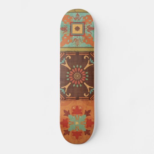 Indische patronen skateboard (Voorkant)