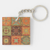 Indische patronen sleutelhanger (Achterkant)