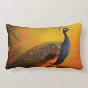 Indische peacock peafowl kussen
