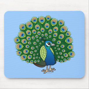 Indische peafowl muismat