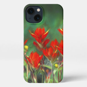 Indische penseelschildering - Oorspronkelijke blow iPhone 13 Hoesje