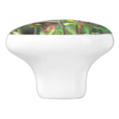 Indische penseelschildering - Oorspronkelijke blow Keramische Knop (Zijkant)