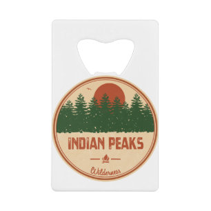 Indische pieken Wilderness Colorado Kredietkaart Flessenopener