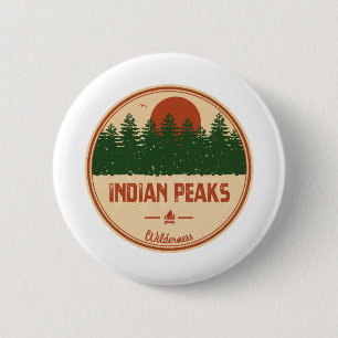 Indische pieken Wilderness Colorado Ronde Button 5,7 Cm