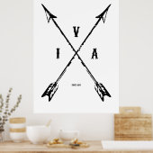  indische pijlen poster (Keuken)