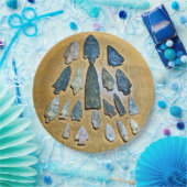 Indische pijlpunten papieren bordje (Feest)