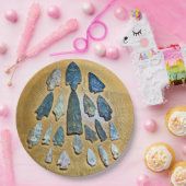 Indische pijlpunten papieren bordje (Feest)