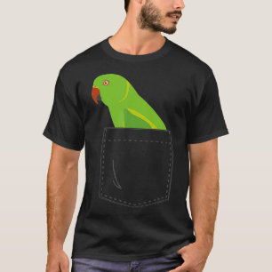 Indische ringnek Paraket Parrot Vrouw Fake T-shirt