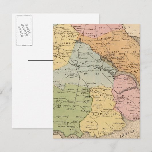 Indische rivier briefkaart (Voorkant / Achterkant)