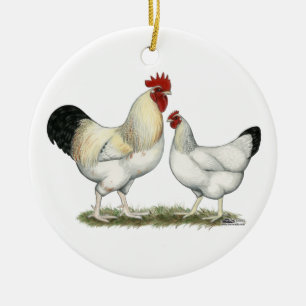 Indische rivierkippen keramisch ornament