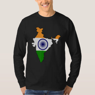 Indische shirt, Indiase vlag, indi T-shirt