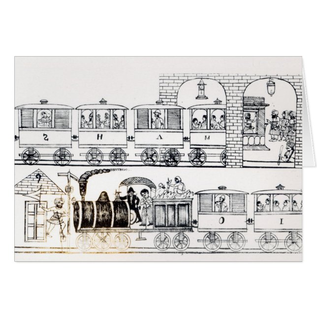 Indische spoorweg (Voorkant Horizontaal)