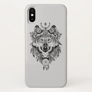 Indische stam Wolf iPhone X Hoesje