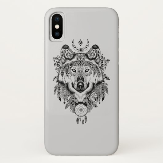 Indische stam Wolf Case-Mate iPhone Case (Achterkant)