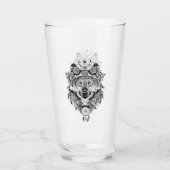 Indische stam Wolf Glas (Achterkant)