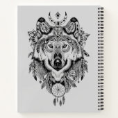Indische stam Wolf Notitieboek (Achterkant)
