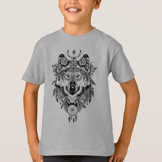 Indische stam Wolf T-shirt (Voorkant)