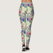  Indische stijltijgerpatroon Leggings (Achterkant)