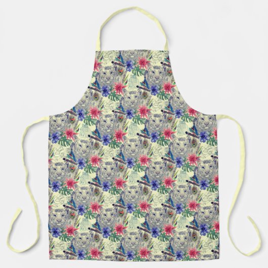  Indische stijltijgerpatroon Schort (Voorkant)