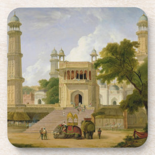 Indische tempel, naar verluidt de moskee van Abo-u Onderzetter